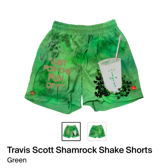 Travis Scott Other - NWT TRAVIS SCOTT SHAMROCK SHAKE